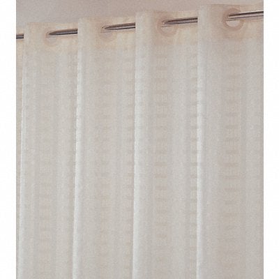Shower Curtain 74 in L 71 in W Beige MPN:HBH43LIT05