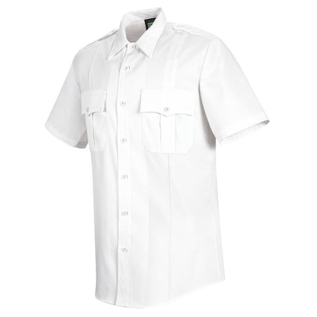 Men's Police Shirt, 100% Polyester, 2 Pocket(s), White, M MPN:HS1249 SS 155