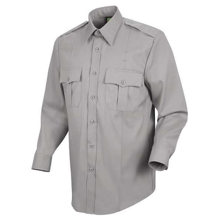 Women's Tactical Shirt, 35% Cotton, 65% Polyester, Button Front, 2 Pocket(s), Gray, S MPN:HS1267 SS S
