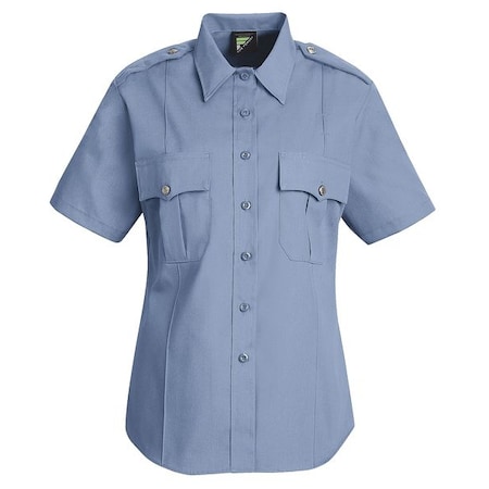 Women's Tactical Shirt, 35% Cotton, 65% Polyester, Button Front, 2 Pocket(s), Blue, 2XL MPN:HS1268 SS XXL