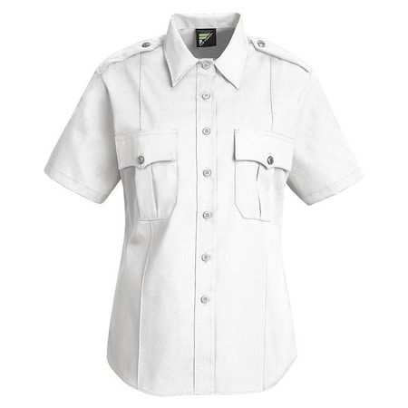 Women's Tactical Shirt, 35% Cotton, 65% Polyester, Button Front, 2 Pocket(s), White, Xl MPN:HS1270 SS XL