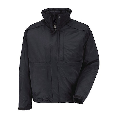 Jacket, 100% Nylon, Zipper and a Snap-Close Storm Flap, Midnight, M MPN:HS3334 RG M