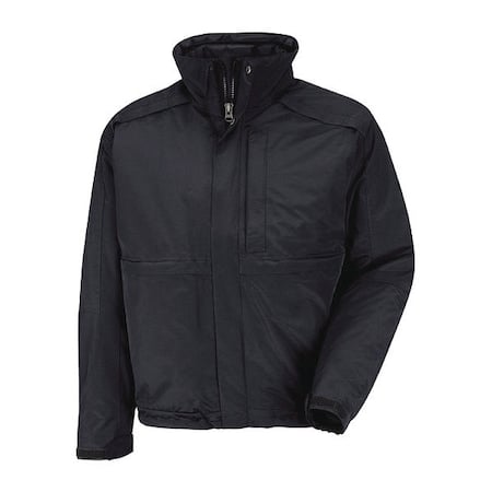 Jacket, 100% Nylon, Zipper and a Snap-Close Storm Flap, Midnight, S MPN:HS3334 RG S