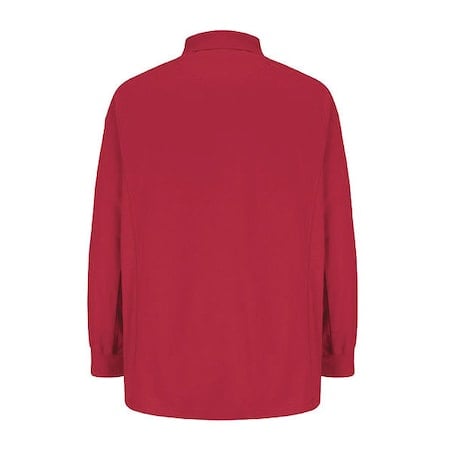 Long Sleeve Polo Shirt, 63% Cotton/37% Polyester, Red, 3XL MPN:HS5136 RG 3XL