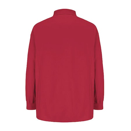 Long Sleeve Polo Shirt, 63% Cotton/37% Polyester, Red, L MPN:HS5136 RG L