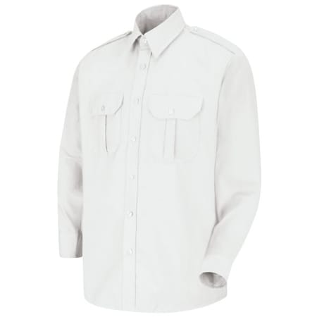 Mens Ls White Security Shrt Epaulet MPN:SP56WH 3XL367