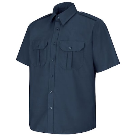 Mens Ss Navy Security Sht Epaulets MPN:SP66NV SS S