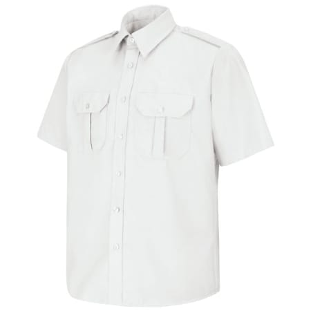 Men Ss White Security Sht Epaulets MPN:SP66WH SS S