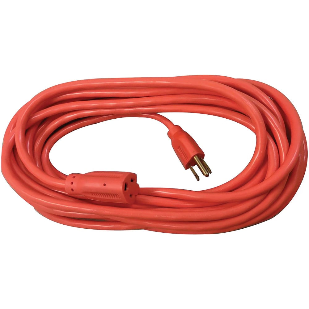 Compucessory Heavy-duty Indoor/Outdoor Extsn Cord - 16 Gauge - 125 V AC / 13 A - Orange - 25 ft Cord Length - 1 (Min Order Qty 4) MPN:25148