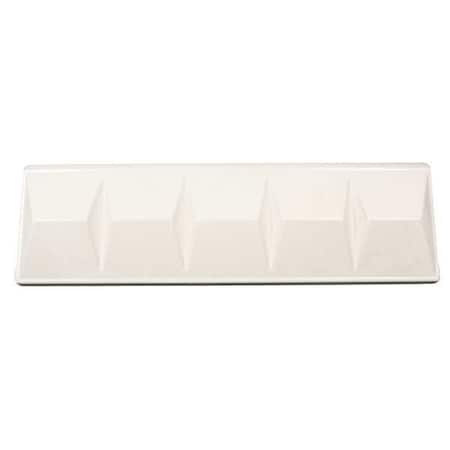 Baffle, White, Plastic, 8 in H MPN:104323-01