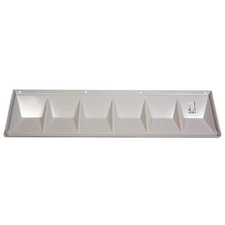 Baffle, White, Plastic, 3 in H MPN:104324-02
