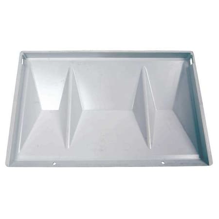 Baffle, White, Plastic, 2 7/8 in H MPN:104391-01