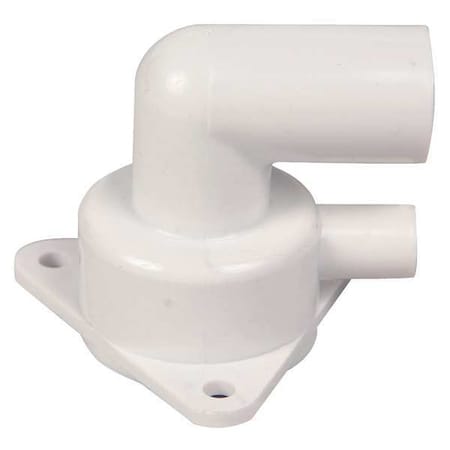 Valve Housing Drain, White, 2 1/8 in H MPN:323613-01