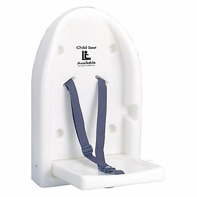 Baby Wall Seat White 13 1/4 in W MPN:67018