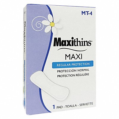 Sanitary Napkin 4-1/4 in L PK250 MPN:MT-4