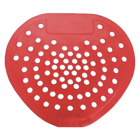 Urinal Screen, Non-Para, Heart, Cherry Fragrance, Red, PK12 MPN:03901