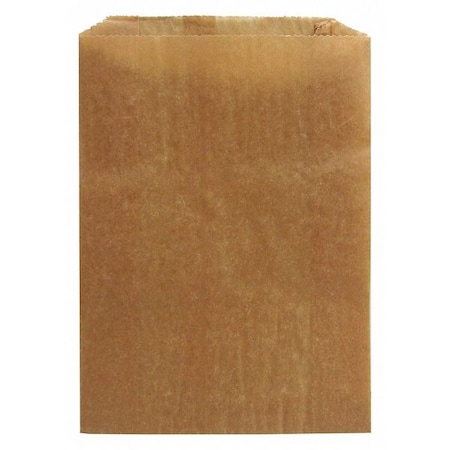 Sanitary Napkin Receptable Liner, 10 1/4 in H x 7 1/2 in W, Waxed Paper, Brown, Pk 500 MPN:KL