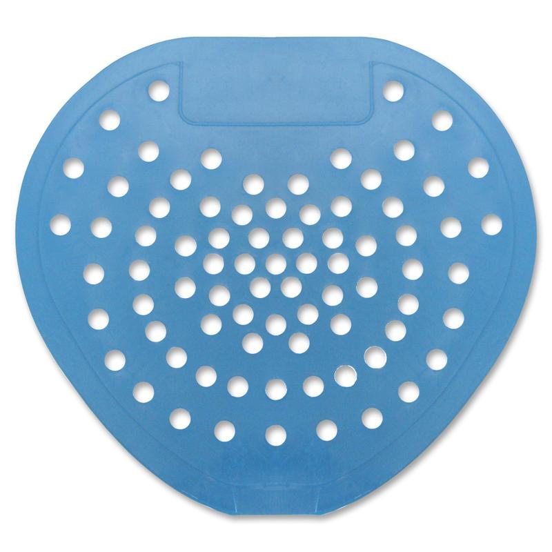 HOSPECO Health Gards Vinyl Urinal Screen, Mint Scent, 7.75 x 6.88, Blue, Dozen MPN:03904