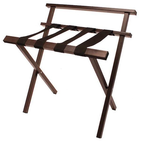 Luggage Rack, Steel, 15-1/2in. D, 300 lb. MPN:LRBRPCBR