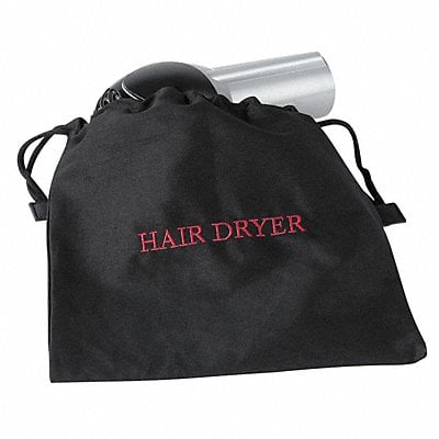 Hair Dryer Bag 12x12In Black Cotton/Poly MPN:HDBAG