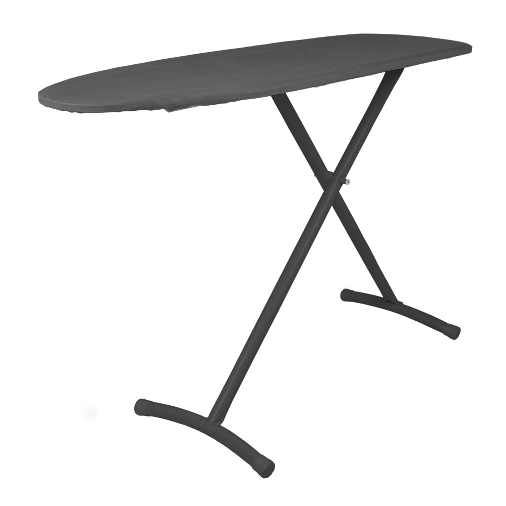 Hospitality 1 Source Ironing Boards, Contoured Leg, 36inH x 14inW x 48inD, Charcoal Cover/Black Frame, Pack Of 4 Boards MPN:IBCL48-21