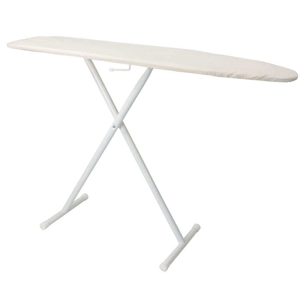 Hospitality 1 Source Ironing Boards, Basic, 36inH x 14inW x 53inD, Light Khaki Cover/White Frame, Pack Of 4 Boards MPN:IBTACDSF11