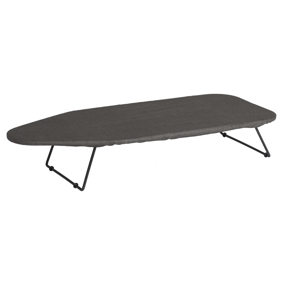 Hospitality 1 Source Ironing Boards, Table Top, 6inH x 12-1/2inW x 30inD, Charcoal Cover/Black Frame, Pack Of 6 Boards MPN:PV122150