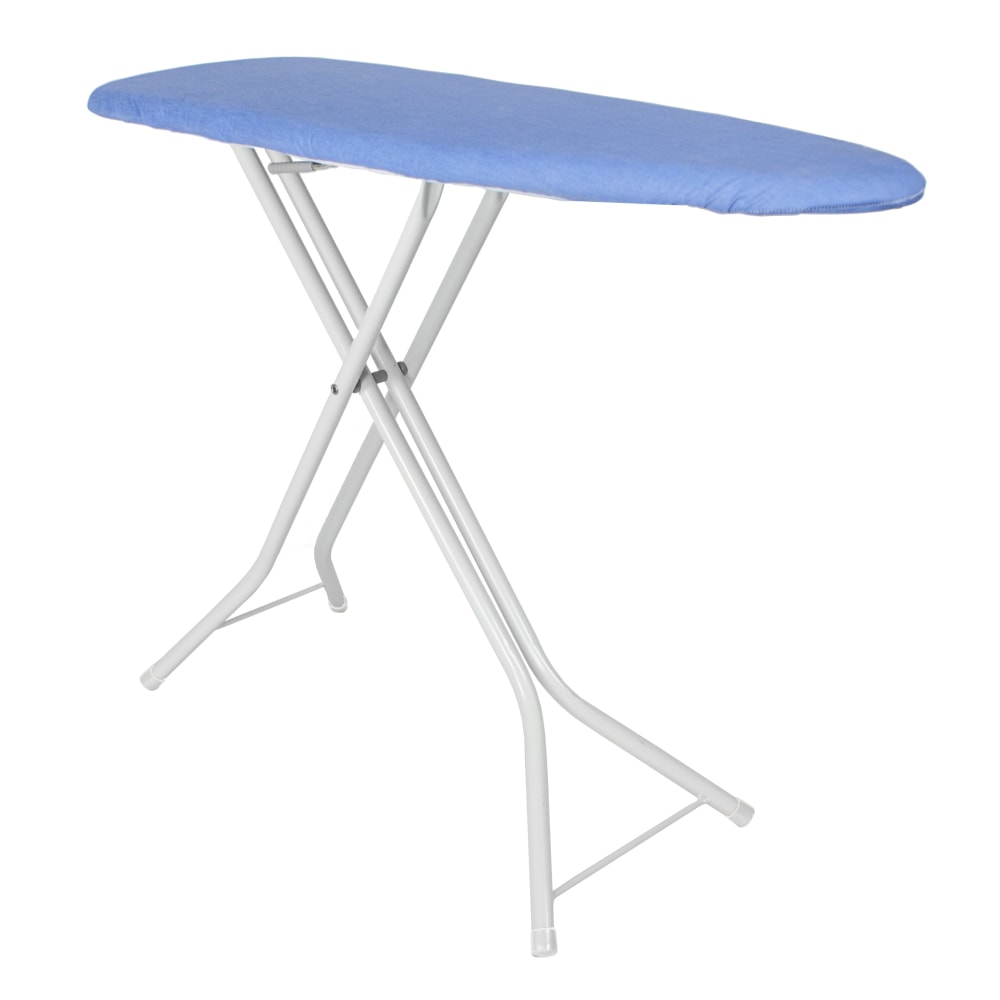Hospitality 1 Source Ironing Boards, Compact, 36inH x 14inW x 40inD, Blue Cover/White Frame, Pack Of 4 Boards MPN:PV1312XD