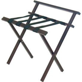 Brown Metro Luggage Rack With Back LRBRPCBR - Pkg Qty 4
