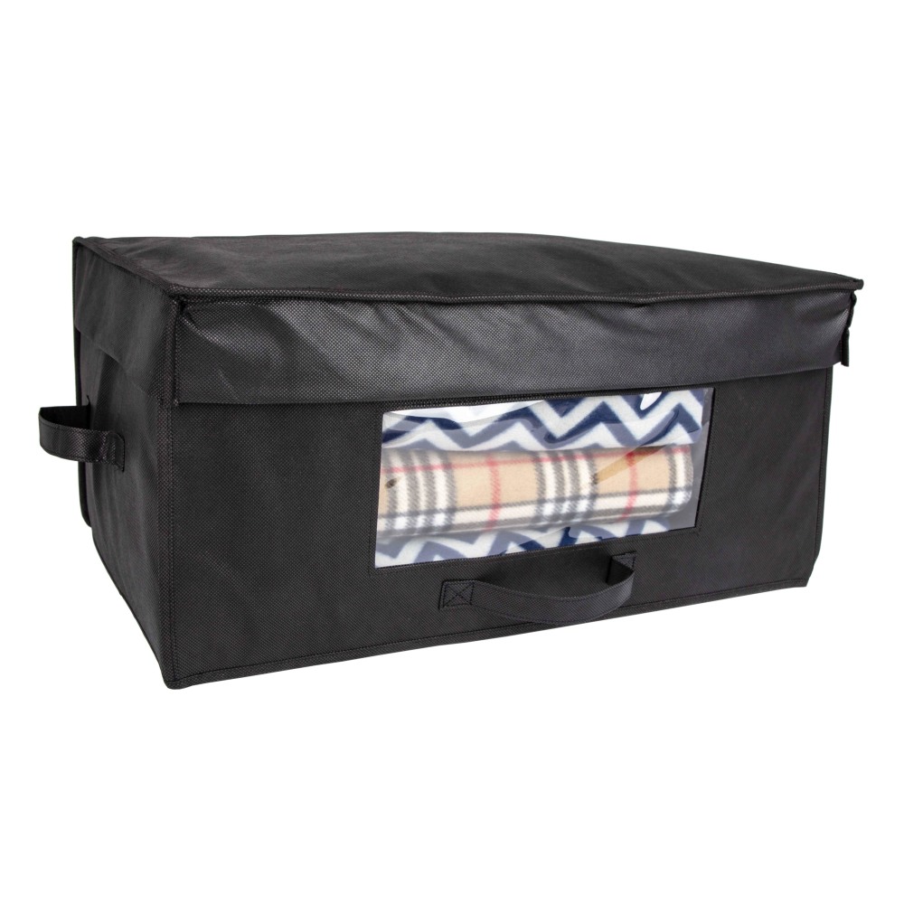 Hospitality 1 Source Blanket Boxes, 24inL x 15inW x 11inH, Black, Pack Of 20 Boxes MPN:BLKTBOX-BL