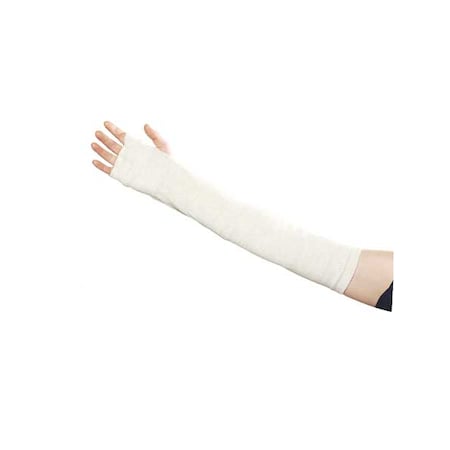 Heat-Resistant Sleeve w/Thumbhole, Anti-Static, Cotton Lining, Nomex III®, 18 in Length, White MPN:100  BUY 25'S