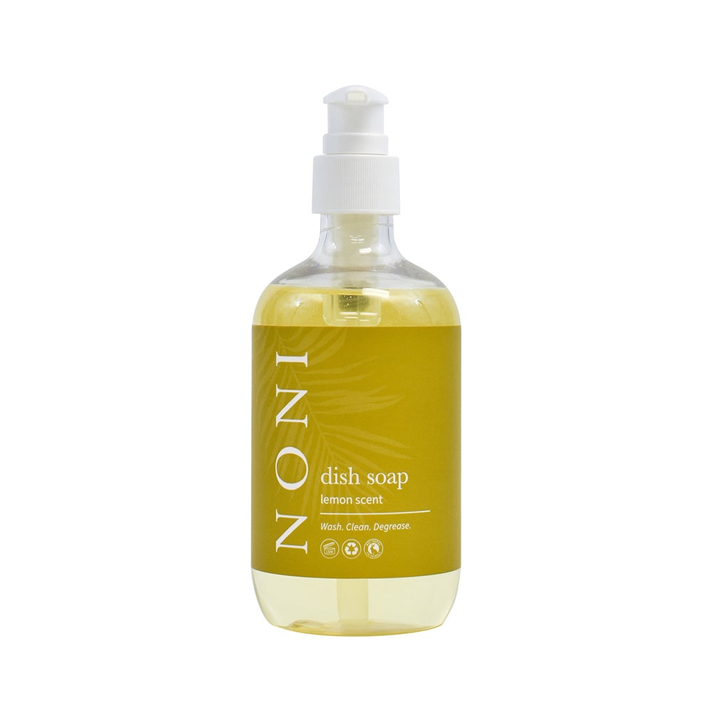 Hotel Emporium Noni Liquid Dish Soap, Lemon Scent, 10 Oz, Yellow, Case Of 40 Bottles MPN:NONI-DISH-300ML