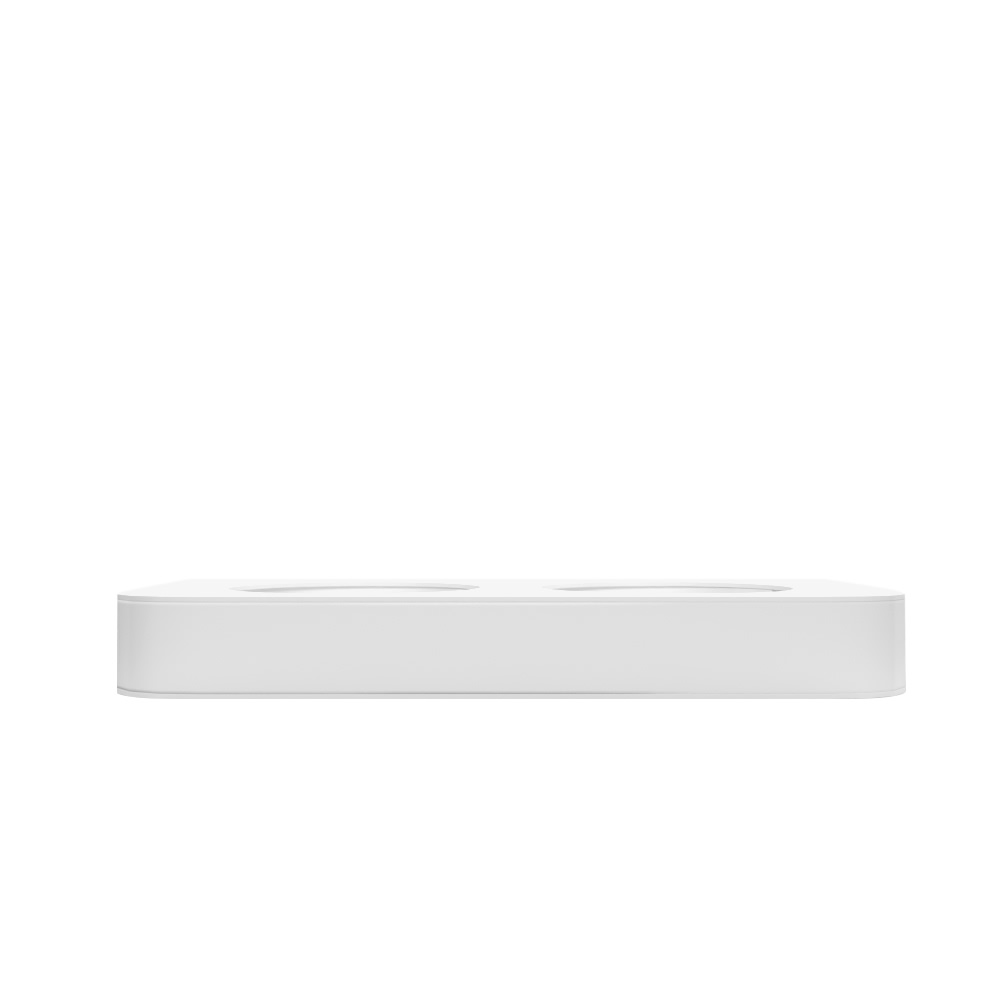 Hotel Emporium Magnetic Brackets, Double, White, Case Of 100 Brackets MPN:MAG-DBL-BRKT-WHT