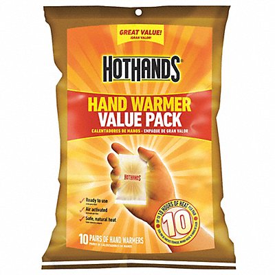 Hand Warmer 2-1/4 in x 3-1/2 in PK10 MPN:HH210PK48