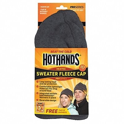 Heated Fleece Hat Universal Gray PR MPN:HHGC