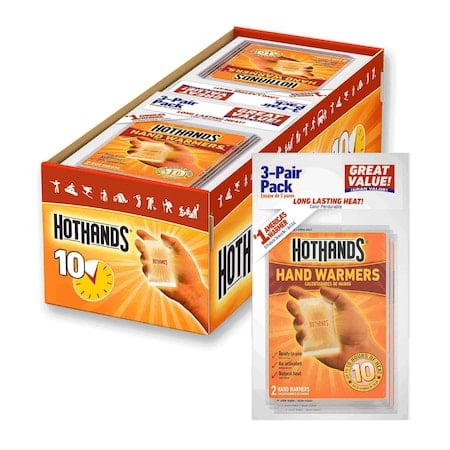 Hand Warmer, Up to 10 hr, Air-Activated, 135 Degrees F Avg. Temp., 12 PK MPN:H163750