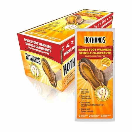 Foot Warmer, Up to 9 hr, Air-Activated, 99 Degrees F Avg. Temp., 16 PK MPN:H163780