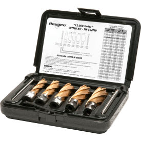 Hougen® 12000-Series TiN Coated Kit 9/16 11/16 13/16 15/16 1-1/16