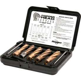 Hougen® Copperhead™ Carbide Annular Cutter Kit 14 16 20 22mm Dia. x 50mm Depth of Cut 18004