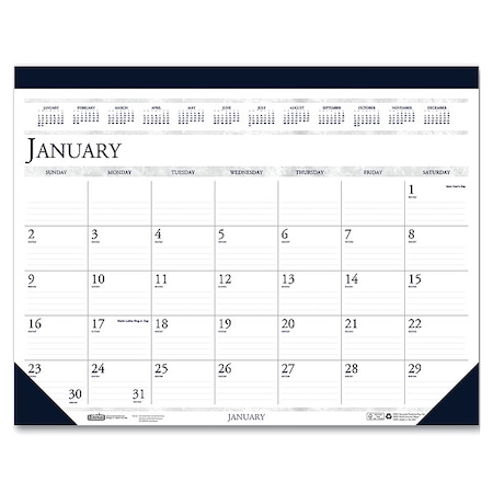 Dated Monthly Desk Calendar, 22x17 In. MPN:HOD150HD