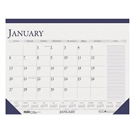 Dated Monthly Desk Calendar, 18-1/2x13 In MPN:HOD1646