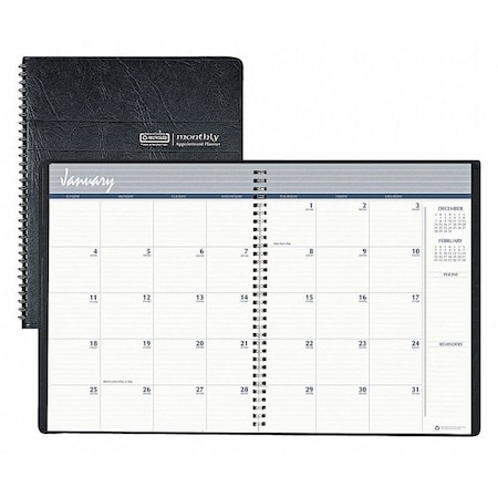 Month Planner, 14 Months, 6-7/8x8-3/4 In. MPN:HOD26802