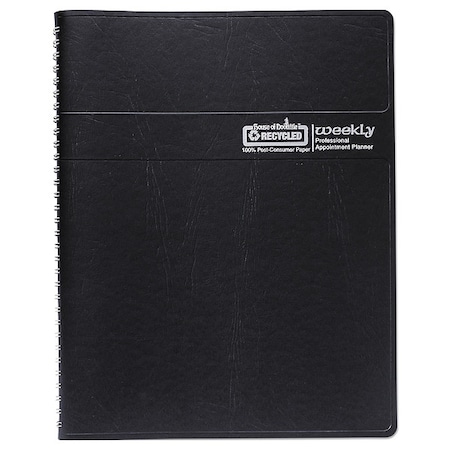Recycled Professional Weekly Planner, 15-Minute Appts, 11 x 8.5, 12-Month (Jan to Dec): 2025 MPN:HOD27202