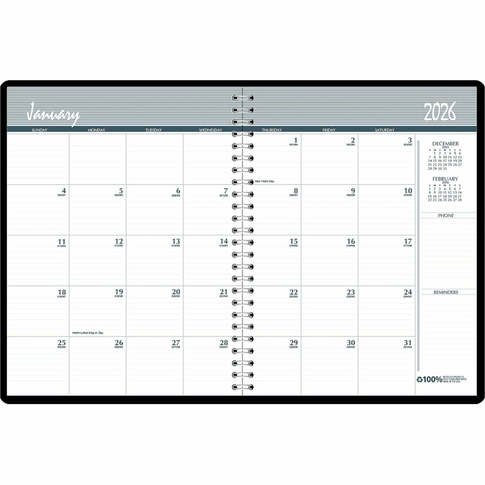 House of Doolittle 2-Year Monthly Appointment Book, 7in x 9in MPN:268002