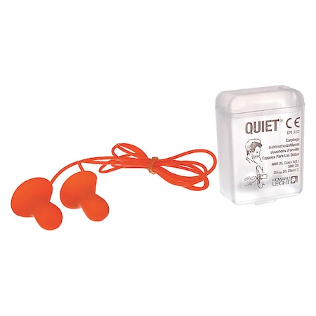 Quiet Reusable Foam Earplug With Orange MPN:QD30-RC