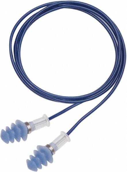 Earplug: 25dB, Polyurethane, Flanged, Push-In Stem, Corded MPN:FDT-30 - Pkg Qty 1000