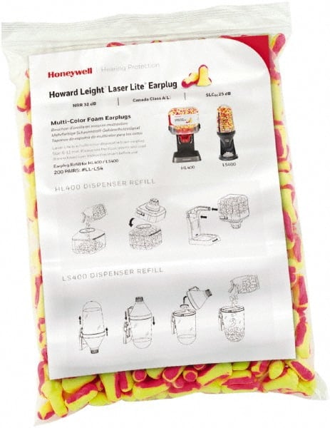 Earplug: 32dB, Polyurethane, Bell, No Roll, Uncorded MPN:LL-LS4-REFILL - Pkg Qty 10