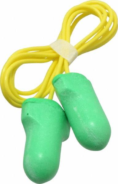 Earplugs: Non-PVC Foam, T-Shape, Roll Down, Corded MPN:LPF-30 - Pkg Qty 100