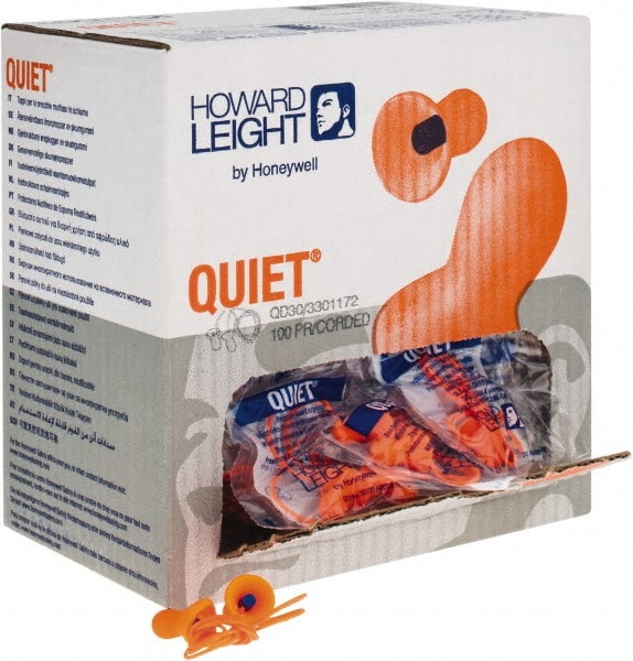 Earplugs: Vinyl, Contoured, No Roll, Uncorded MPN:QD1 - Pkg Qty 100