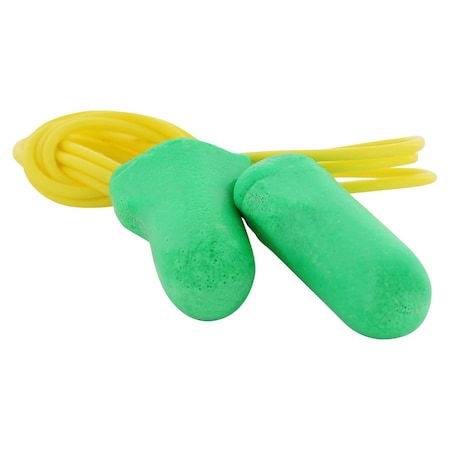 MAXIMUM LITE Disposable Foam Ear Plugs, Contoured-T Shape, 30 dB, Green, 100 PK MPN:LPF-30